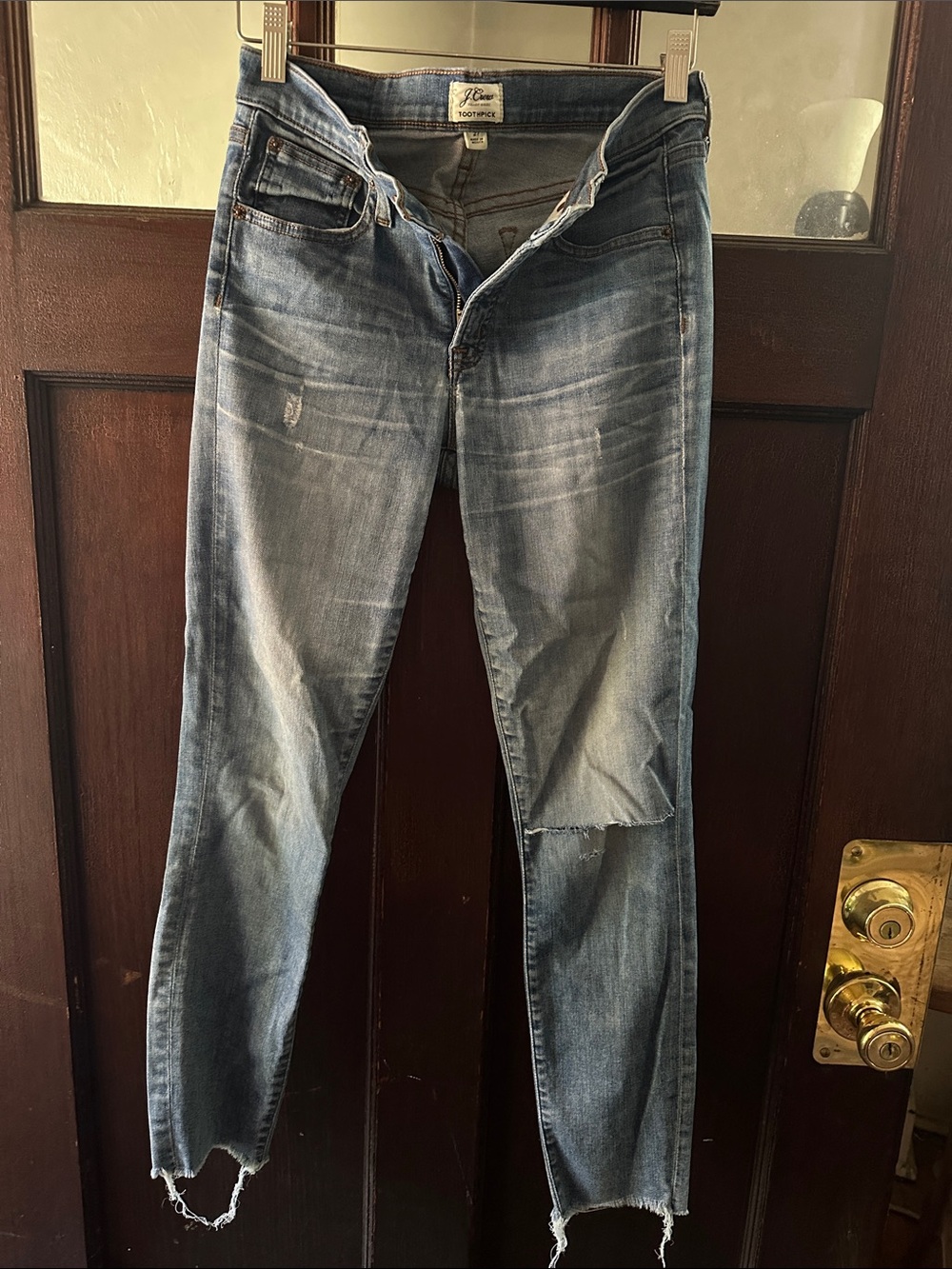 J. Crew Men's Skinny Jeans in Light Blue Wash